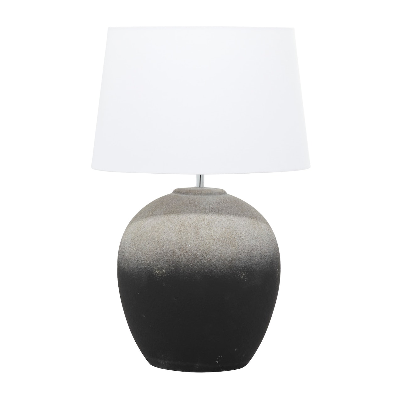 23'' Black Ceramic Transitional Table Lamp